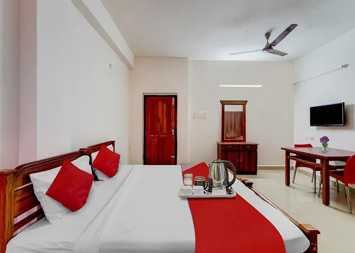Hotel O Jayam Residency Tiruvottiyur Near Tiruvottriyur Theradi Metro Station