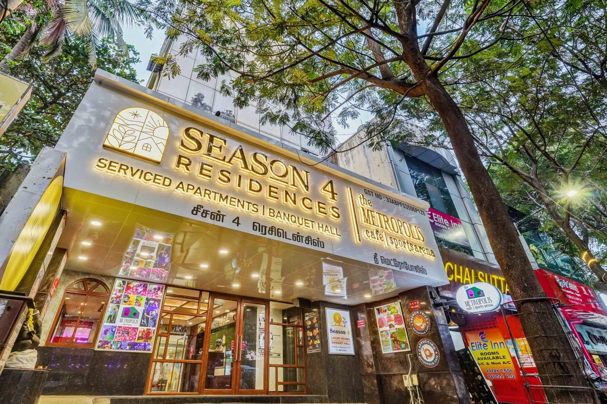 Season 4 Residences - Teynampet Near Apollo Hospital ,balaji Dental, Us Consulate 2*